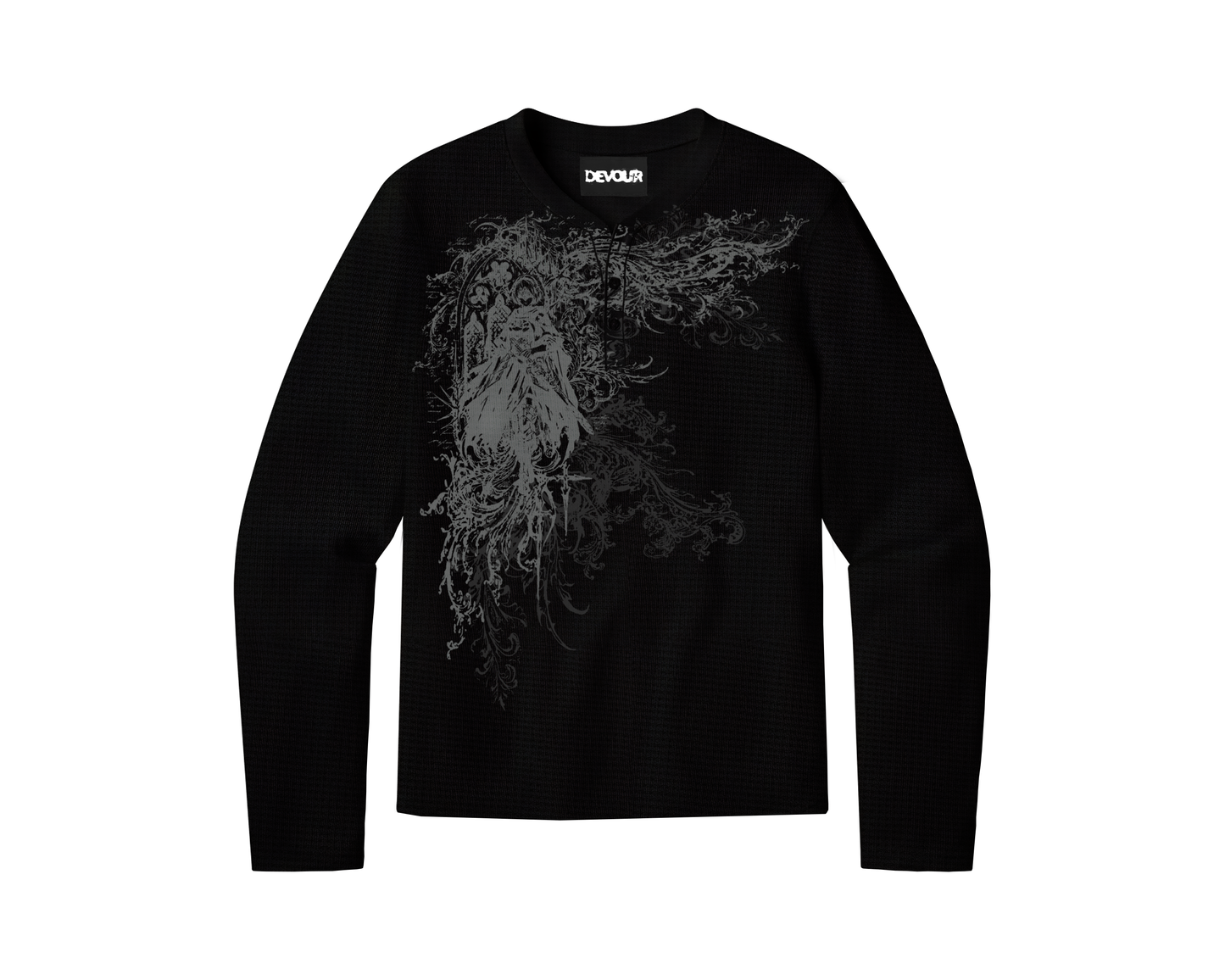 EOB Henley - Black